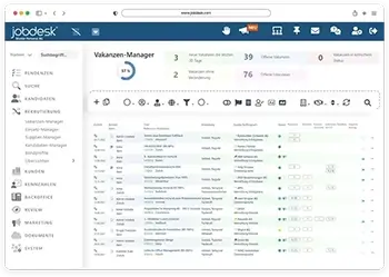 CRM Personal ATS Bewerbermanagement Applicant Tracking System